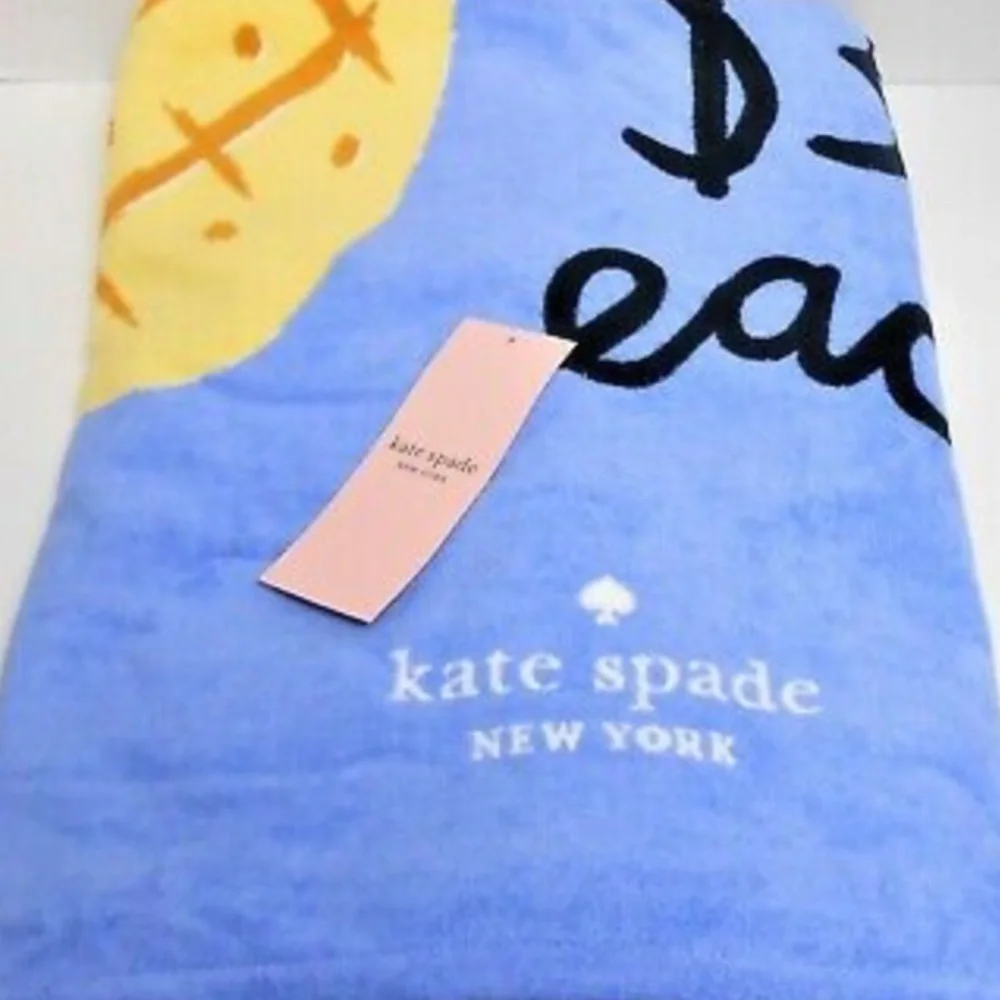 Kate Spade New York Pineapple Oversized Beach Pool Bath Sheet Towel NWT